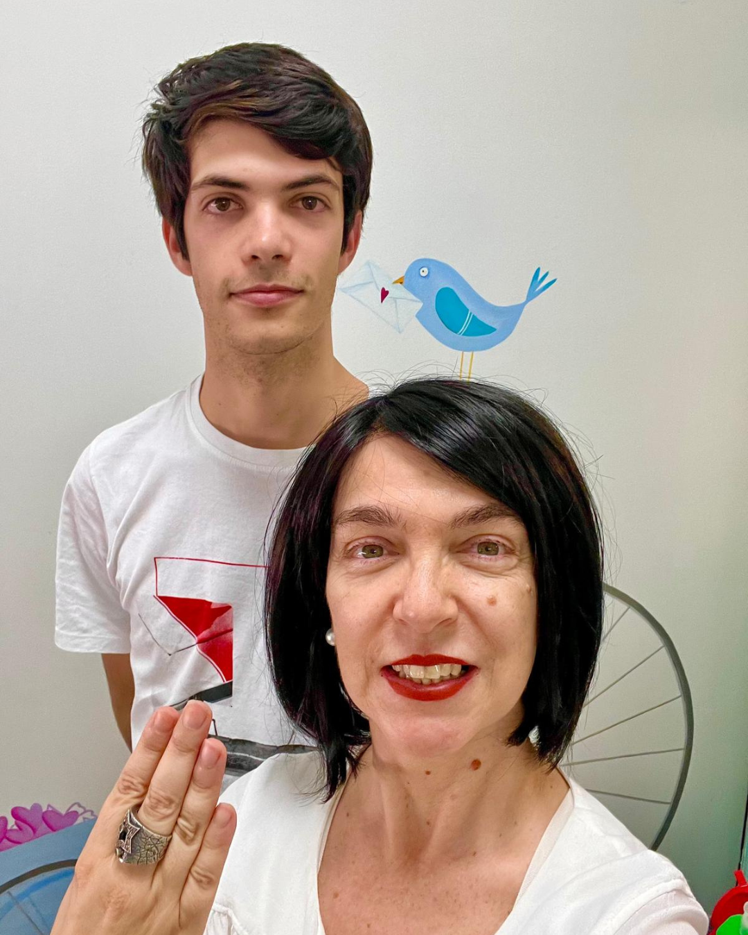 Ana Honório e seu filho